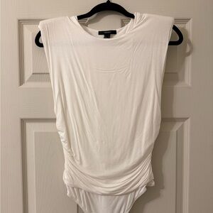 Padded shoulder body suit